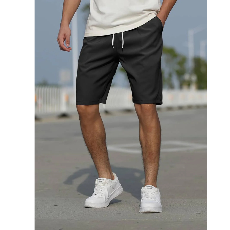 Pieter - Casual short met trekkoord en lage taille heren