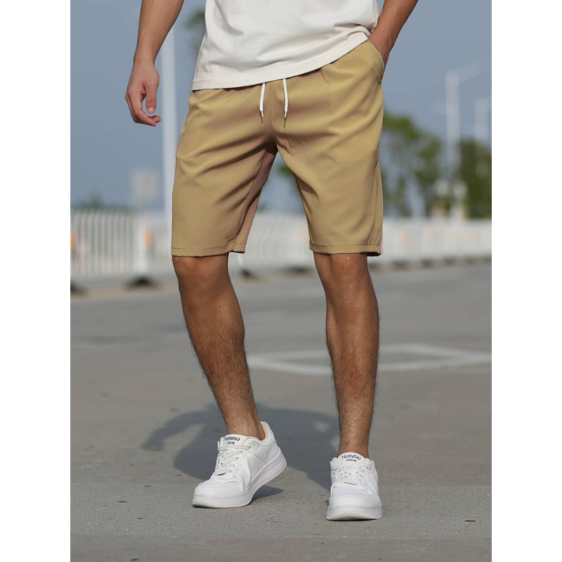 Pieter - Casual short met trekkoord en lage taille heren