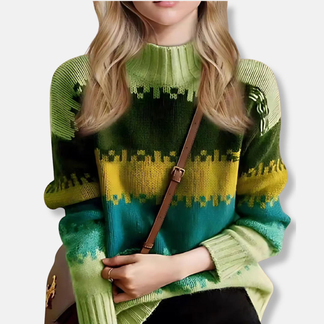 Lisa | Trui met halve turtleneck kraag voor dames