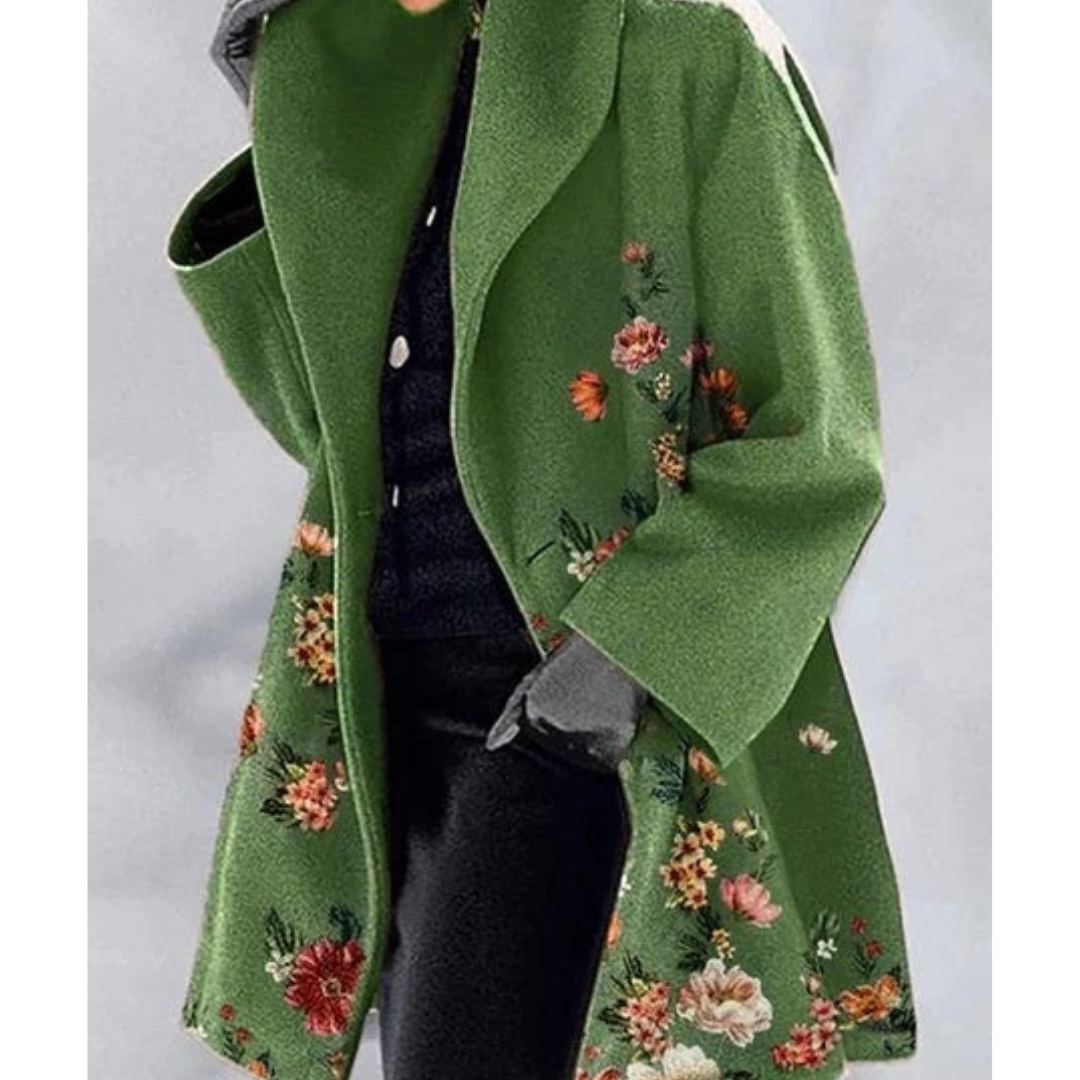 Linde | Bedrukte jas voor dames