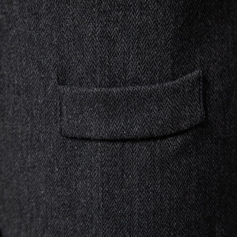 Oliver | Winter gilet voor heren van wolmix met klassieke uitstraling