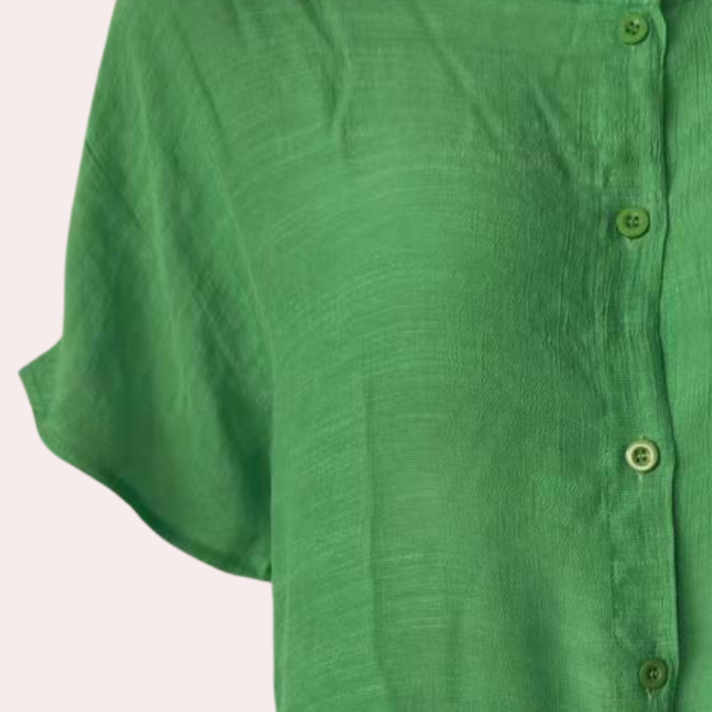 Lichte en luchtige midi zomerjurk met knielengte en elegante details