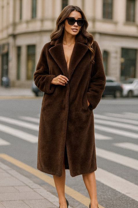 Sophie | Lange mantel voor dames