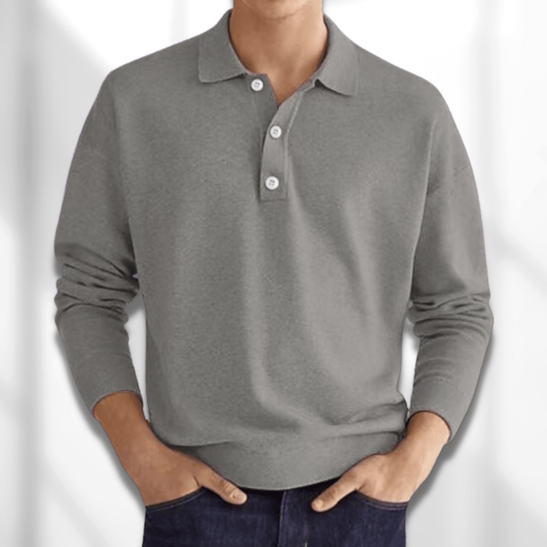 Sven | Winter poloshirt voor heren met elegante uitstraling