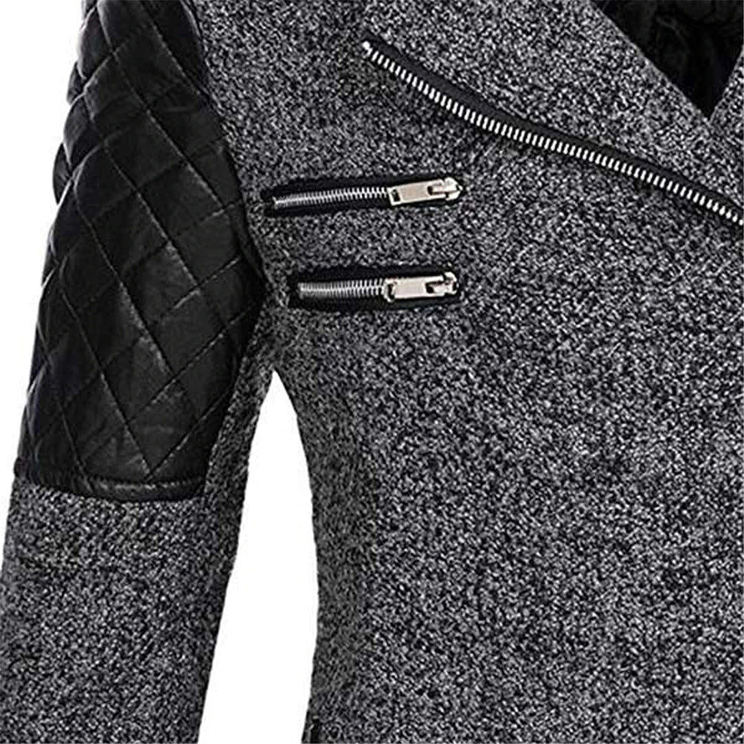 Emma | Lange dames winterjas met capuchon en details