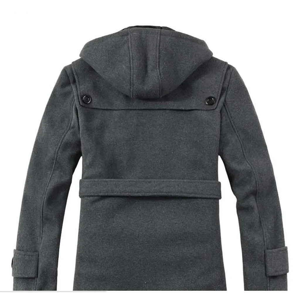 Rens | Trenchcoat met capuchon voor heren