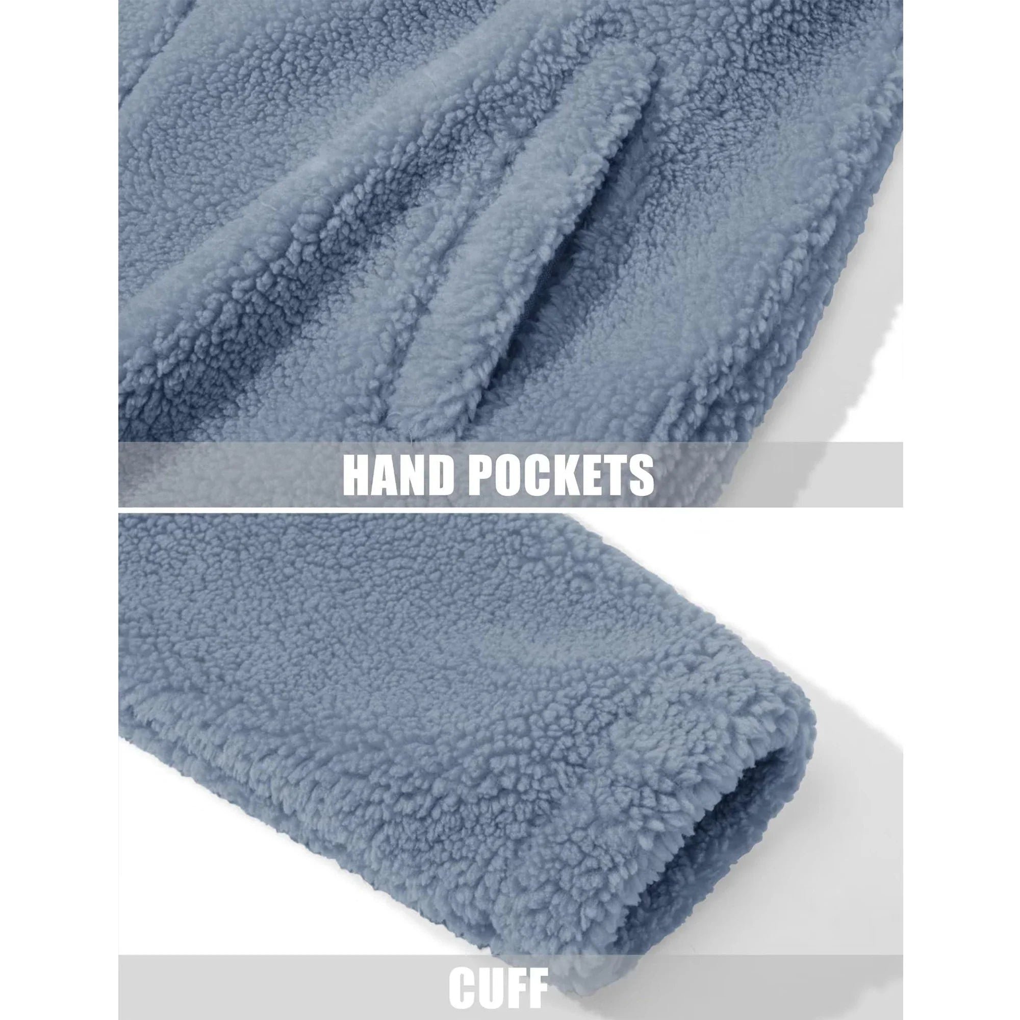 Bram | Sherpa fleece hoodie voor heren