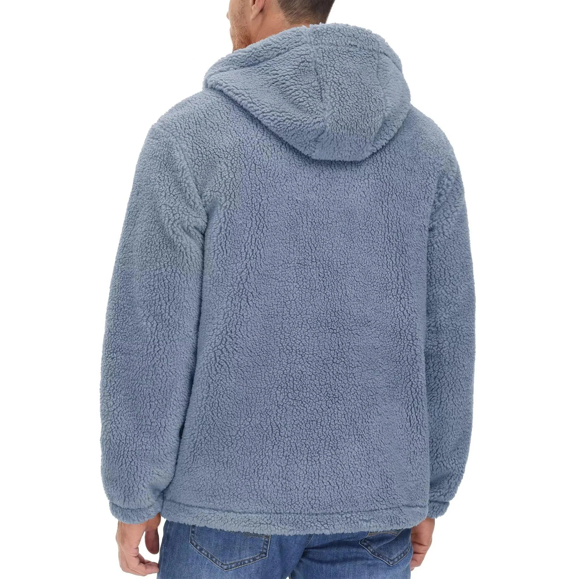 Bram | Sherpa fleece hoodie voor heren