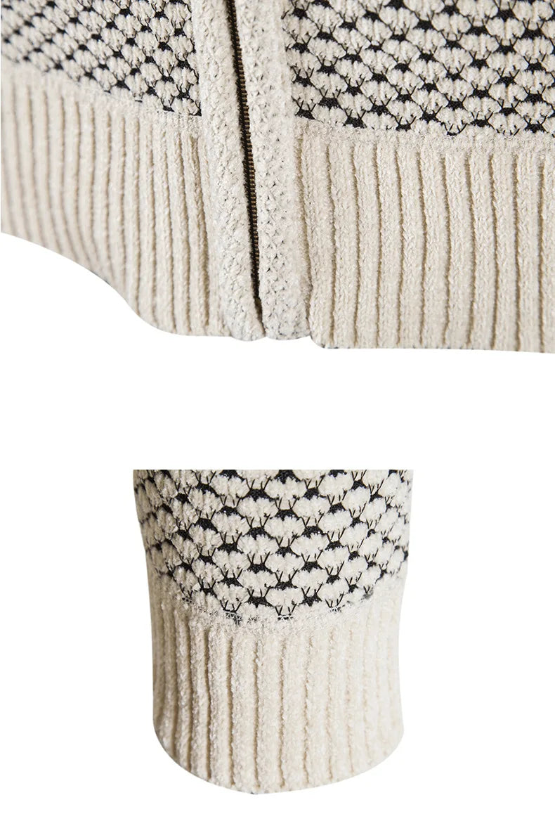 Rens | Wintercardigan voor heren met fleecevoering