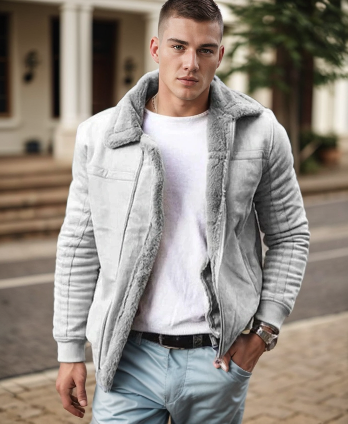 Daan | Shearling winterjas voor heren