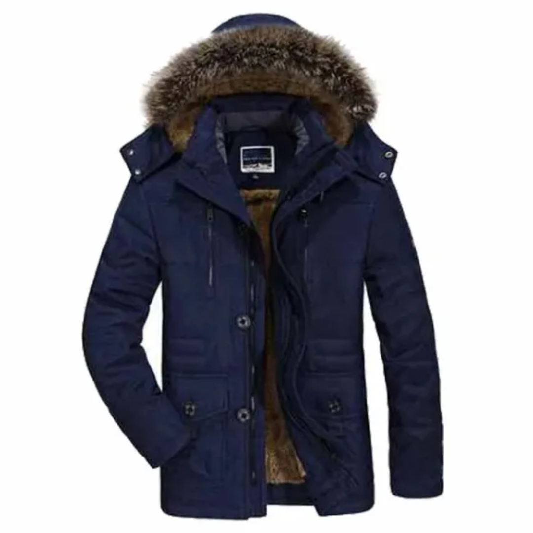 Timo | Winterparka met capuchon voor heren