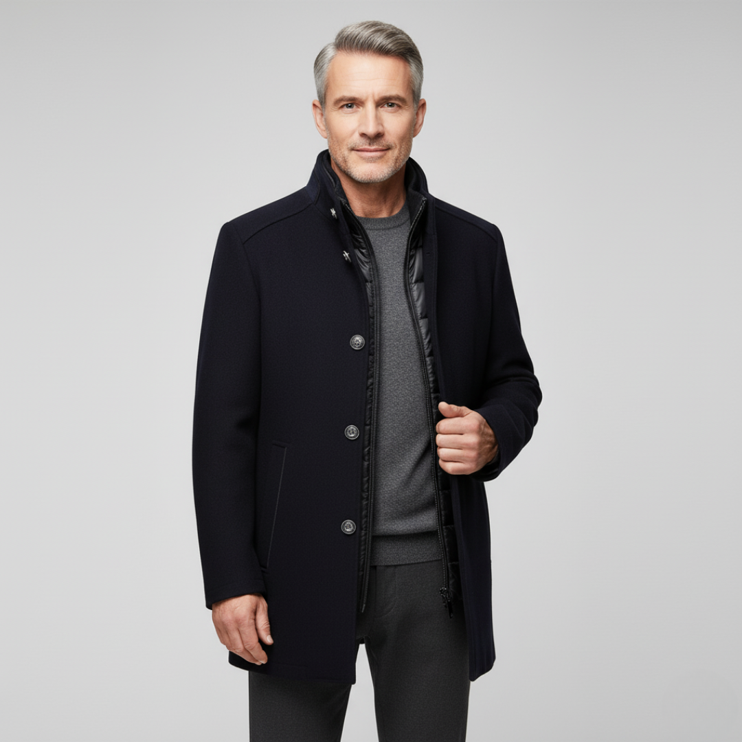 Pieter | Elegante winter overcoat voor heren