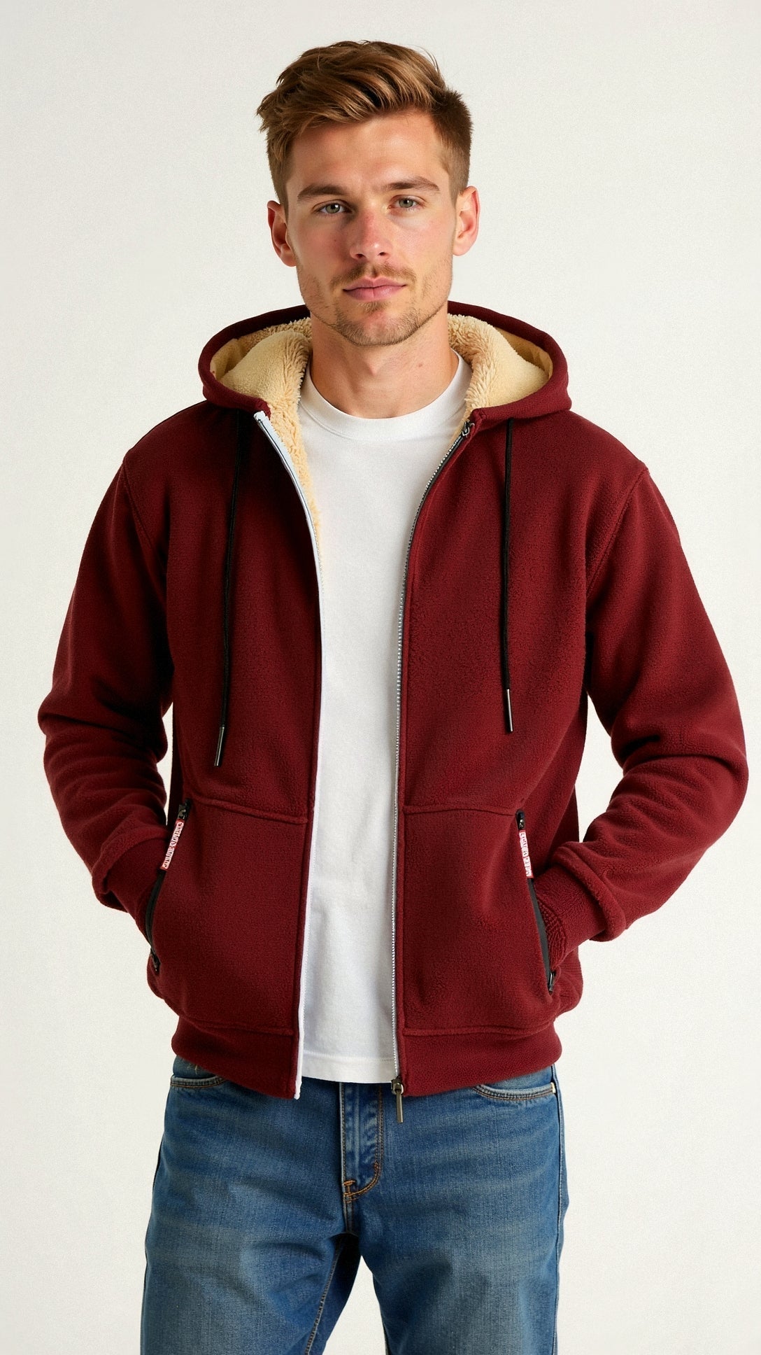 Sven | Hoodie met warme voering voor heren