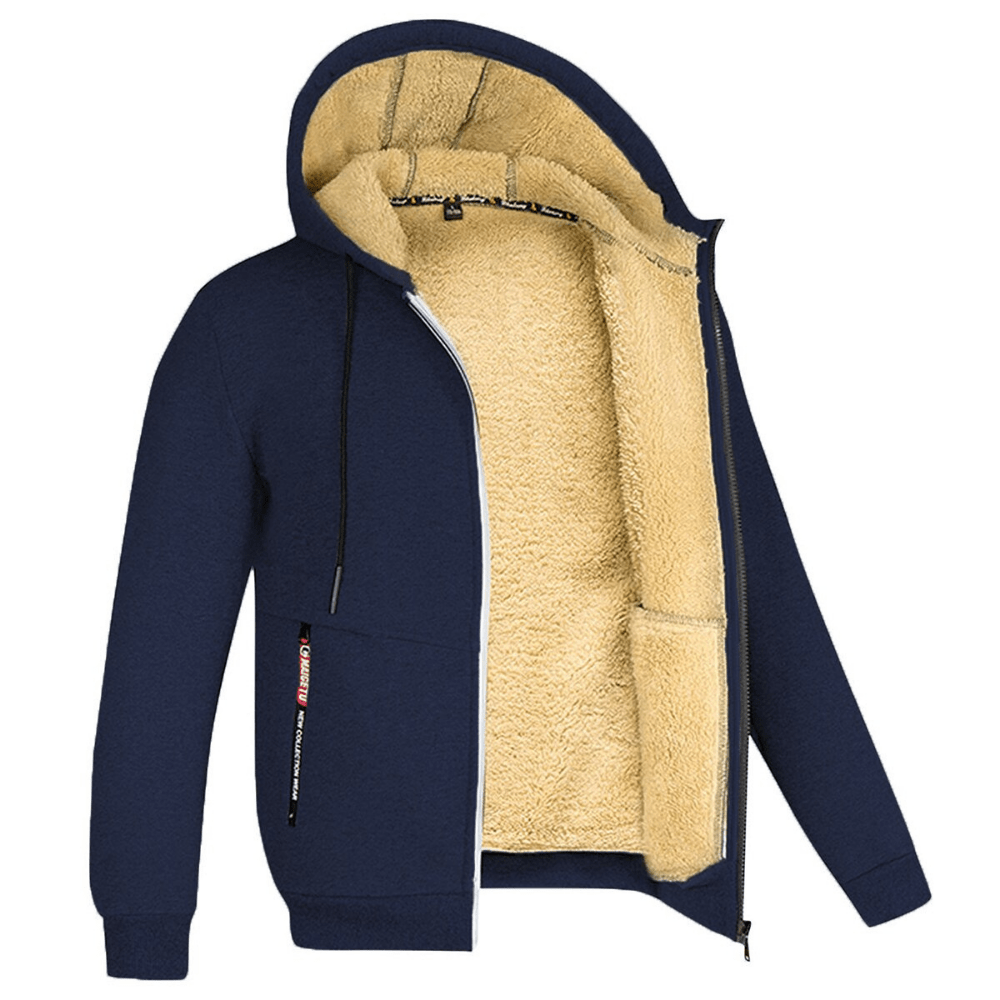 Sven | Hoodie met warme voering voor heren