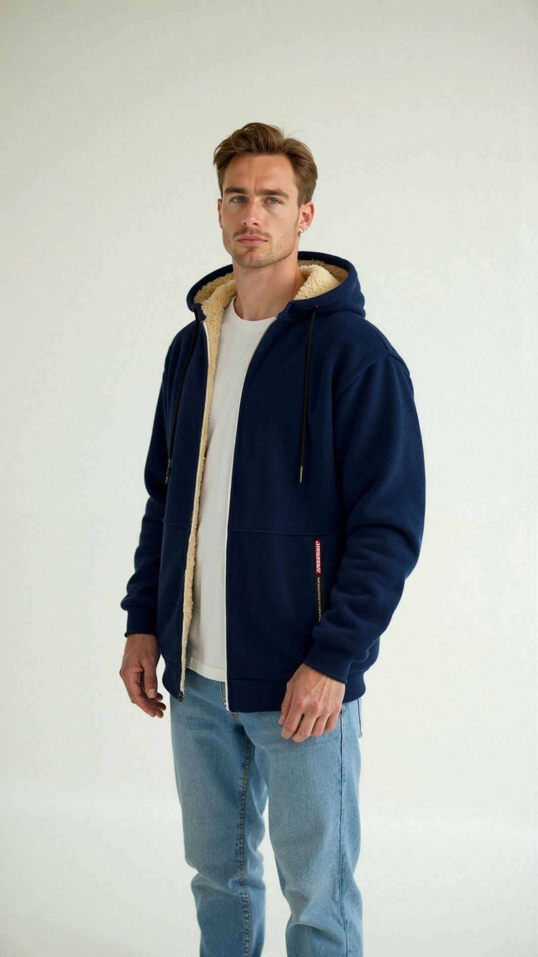 Sven | Hoodie met warme voering voor heren