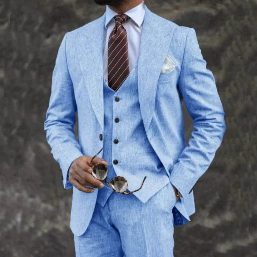 Edwin | Pak voor heren licht en ademend in hoogwaardige stof met een tailored fit