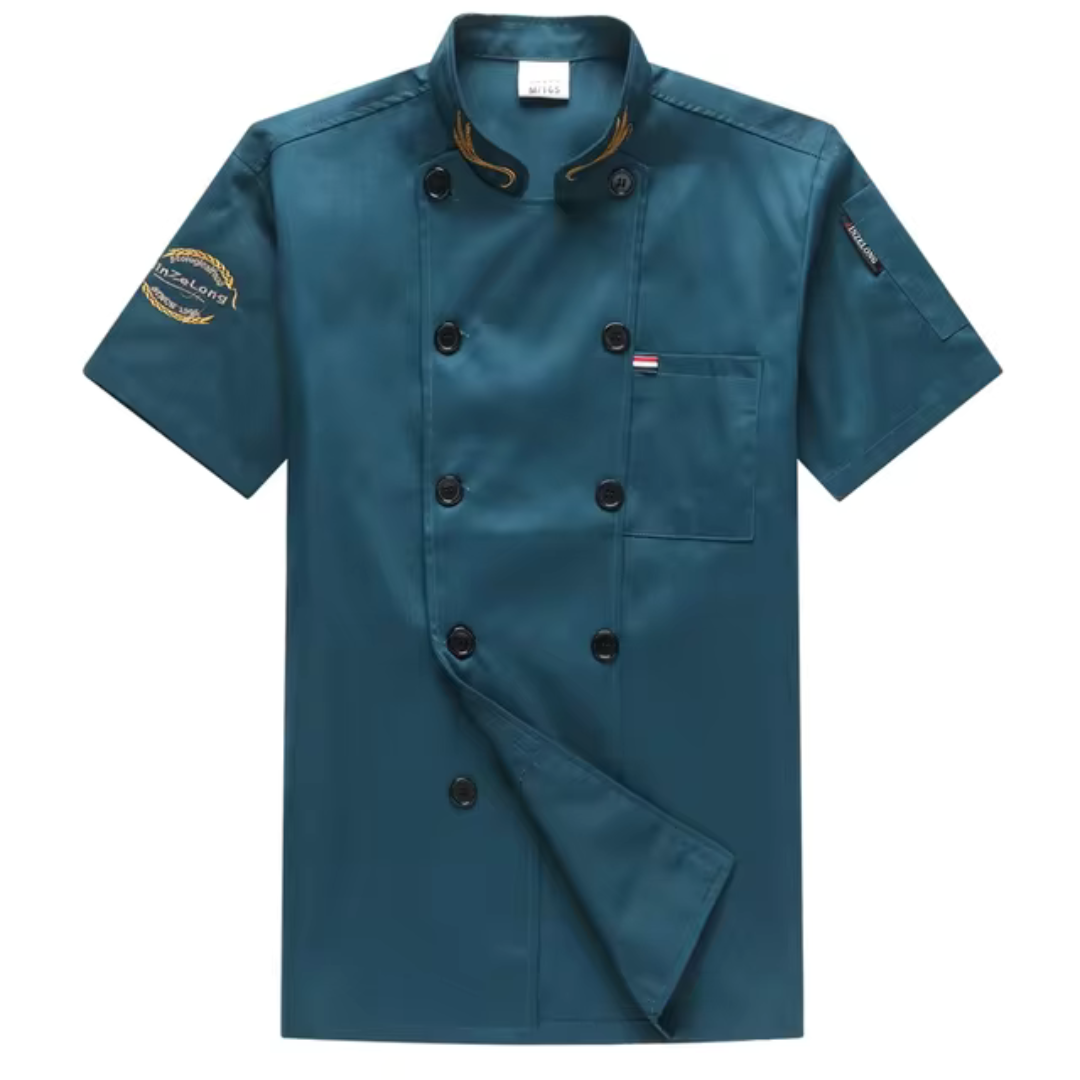 Maya - Heren Korte Mouwen Chefuniform - Werkkleding