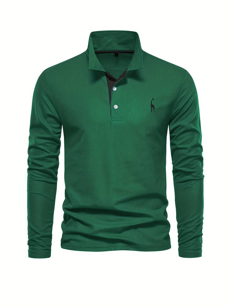 Hugo - Polo Pullover met Luxe Afwerking