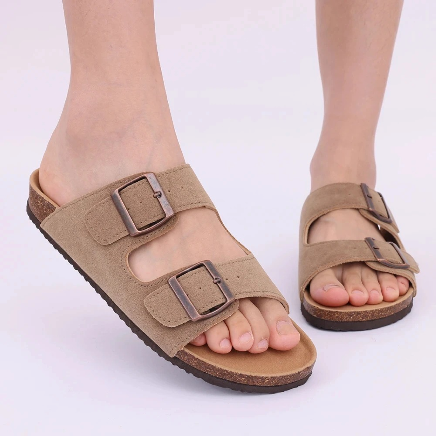 Evi - Kurk sandalen