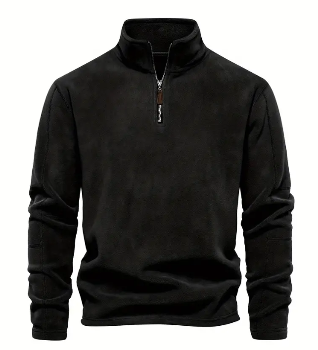 Victor - Corduroy Half-Zip Trui voor Heren