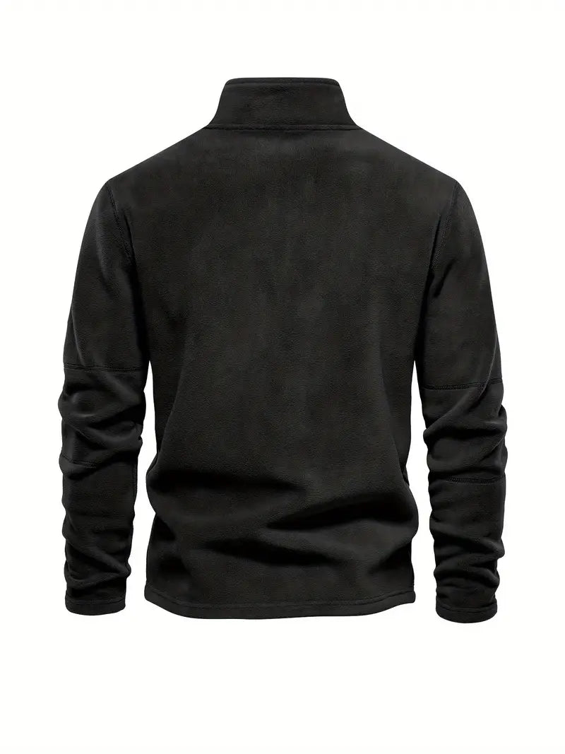 Victor - Corduroy Half-Zip Trui voor Heren