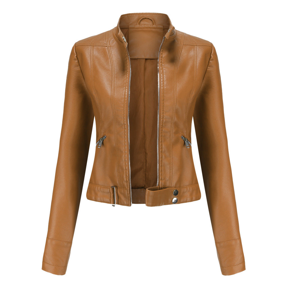 Claire | Leren jas dames met tijdloos design