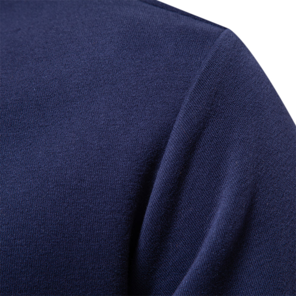 Lars | Elegant ademend herfstvoor heren van premium katoenmix met klassieke polokraag