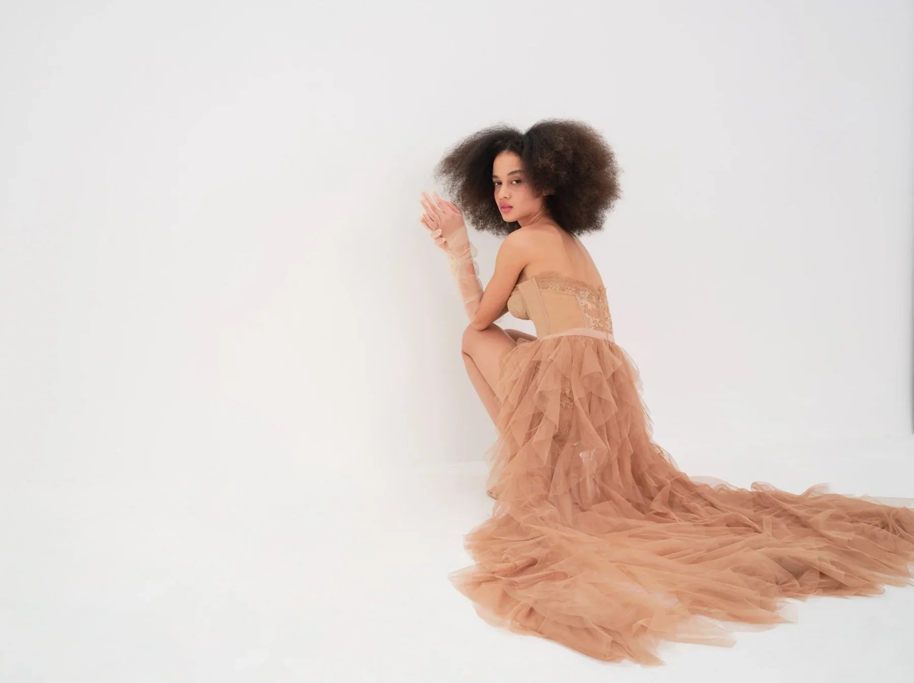 Michella - Elegante korset jurk