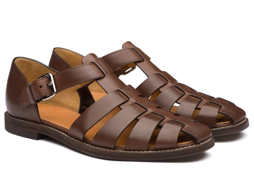 Felix leren sandalen