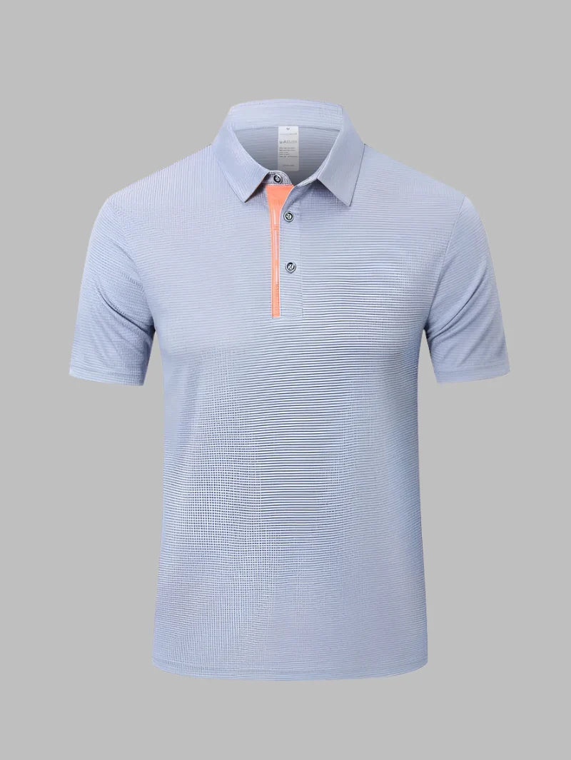 Arno - Slimfit Poloshirt met Stoere Look