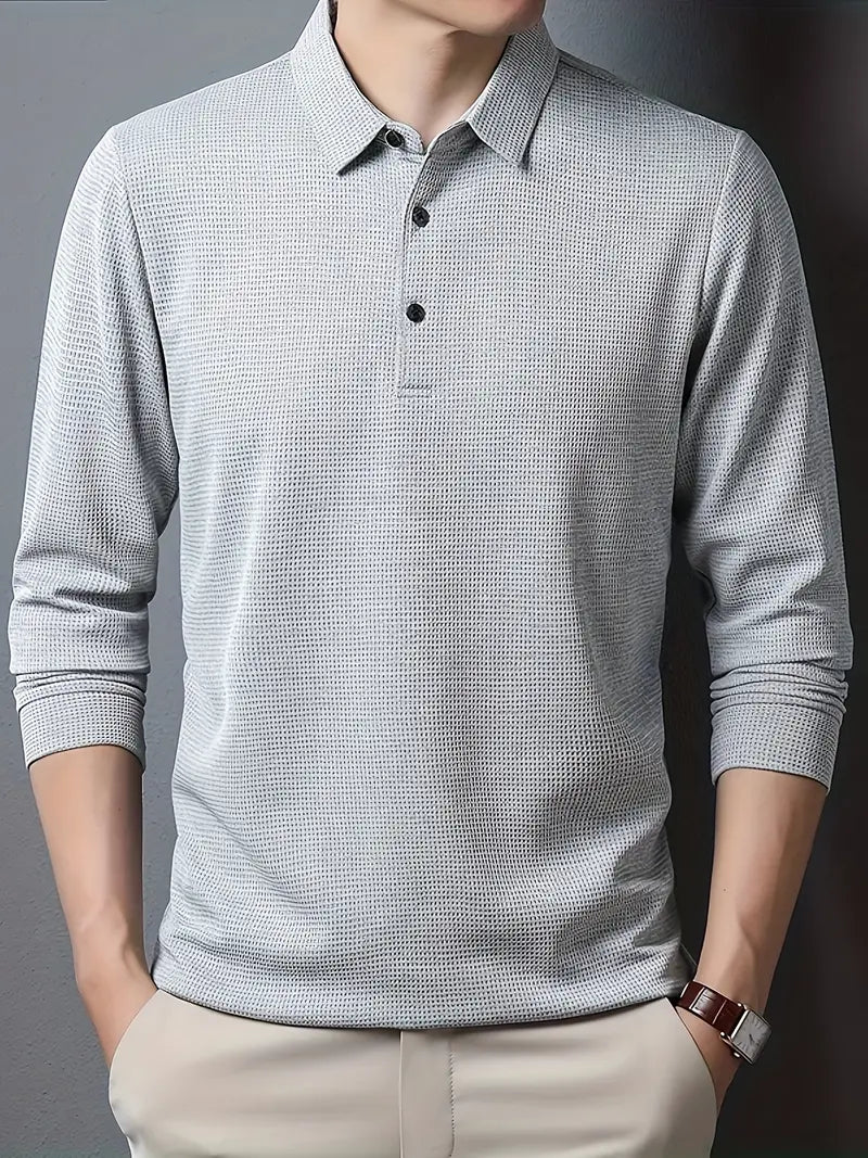 Lucas - Angelo Polo Sweater met Luxe Look