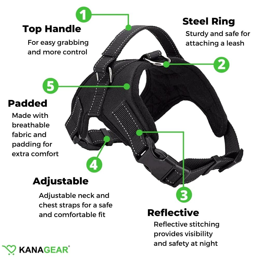 Verstelbaar Hondenharnas - Maximale Veiligheid en Comfort