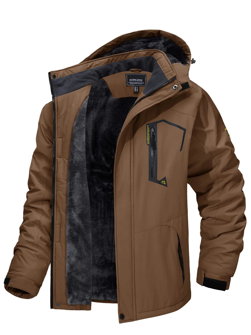 Mats Summit Parka - Fleece Gevoerde Jas met Capuchon