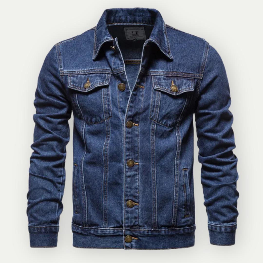 Lars | Robuuste herfstjas voor heren met klassieke trucker look