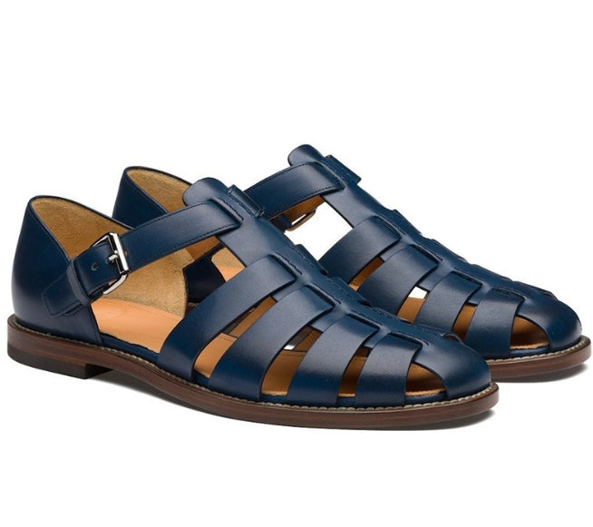 Felix leren sandalen