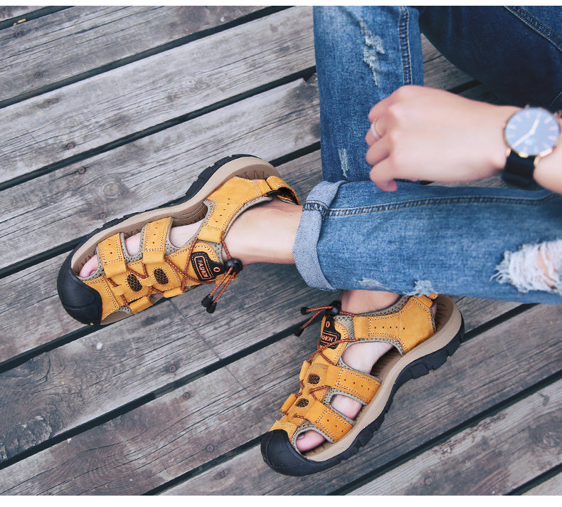 Heren sandalen – Stevige ondersteuning en klassiek comfort voor zomerse dagen
