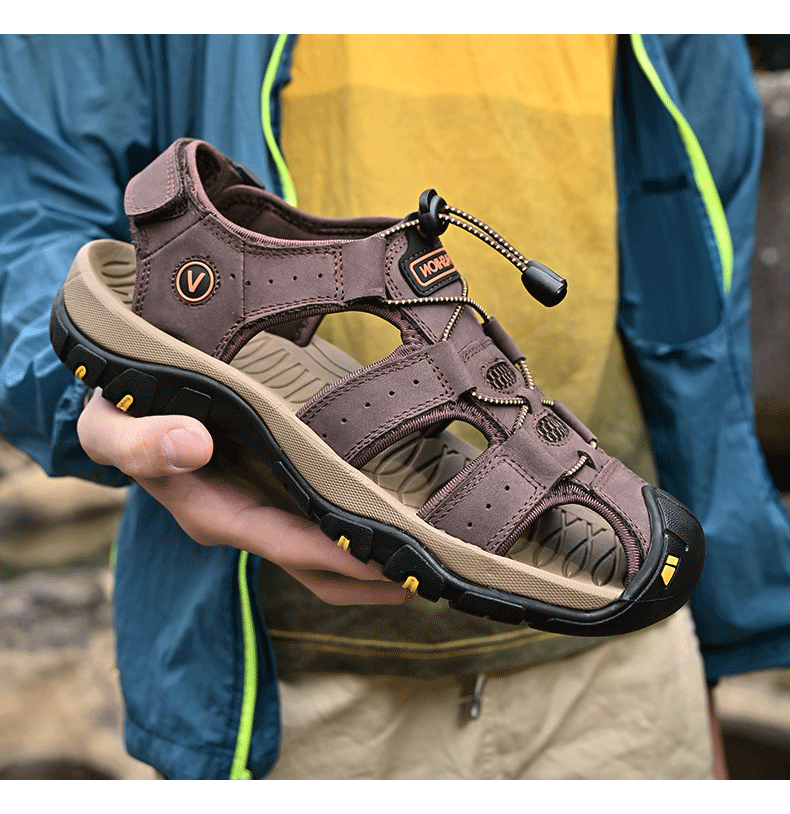 Heren sandalen – Stevige ondersteuning en klassiek comfort voor zomerse dagen