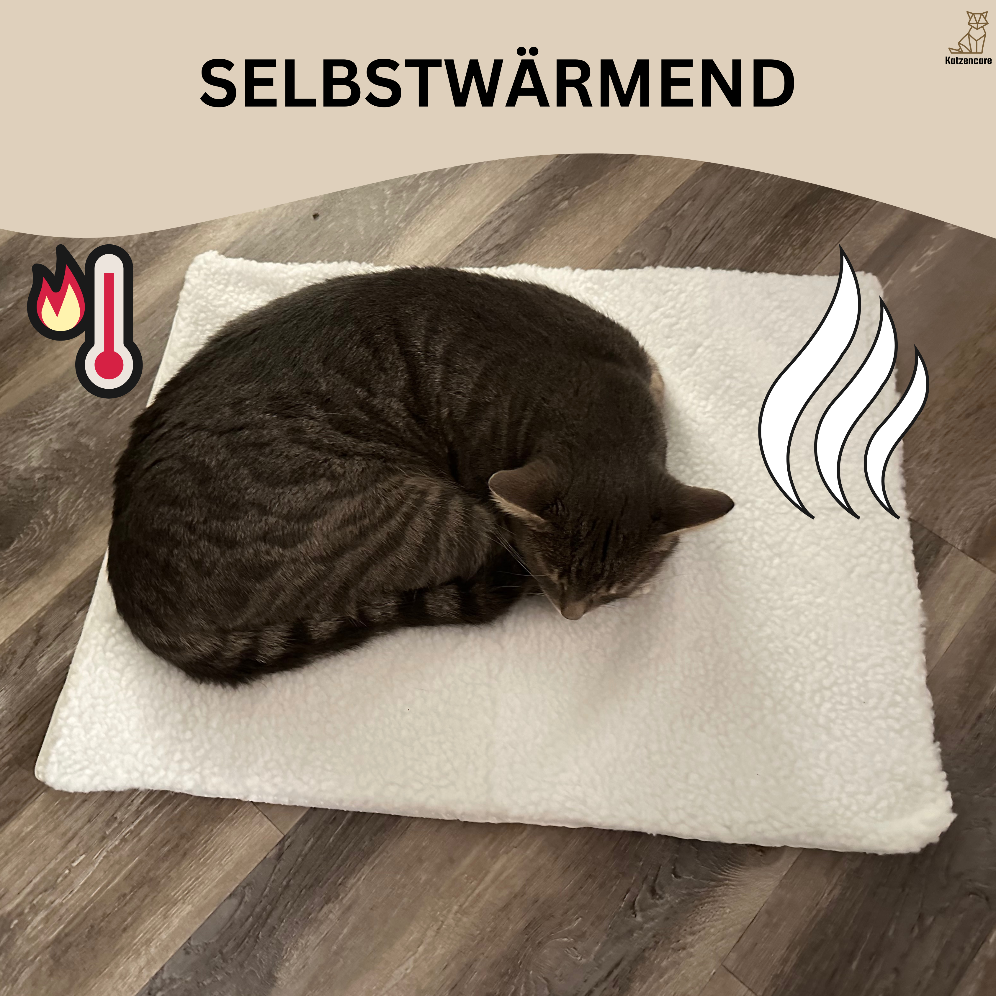 Zelfverwarmend kattenverwarmingsmat