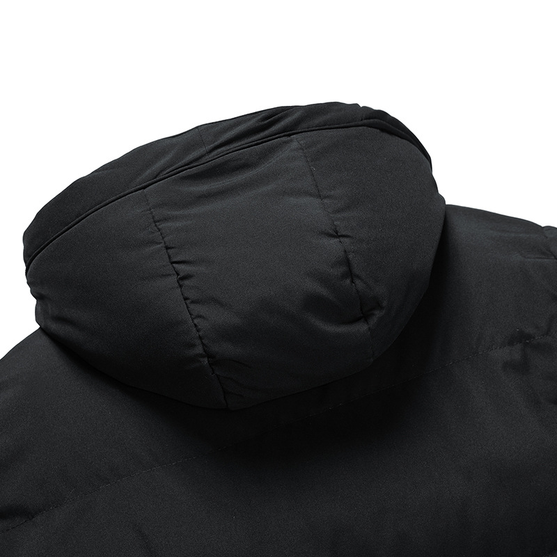 Frank | Lange gewatteerde winterjas voor heren