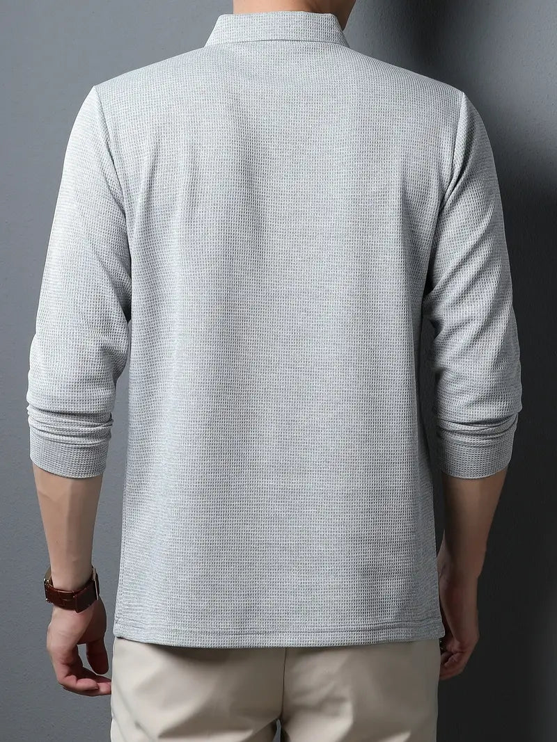 Lucas - Angelo Polo Sweater met Luxe Look