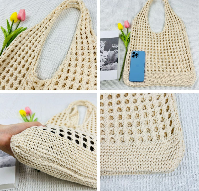 SoSun - Gebreide holle tas