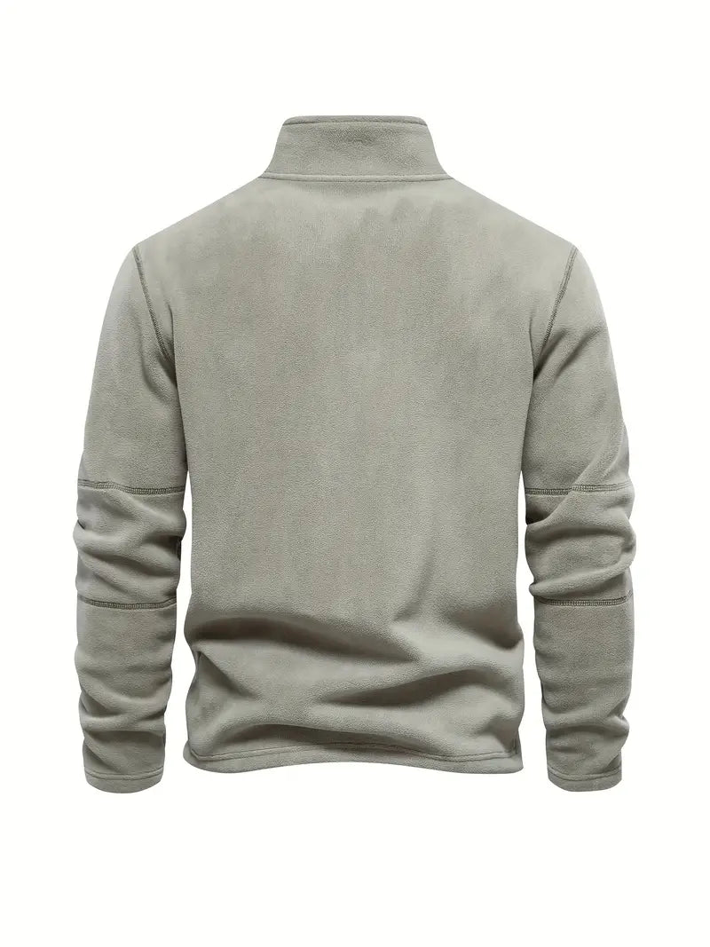 Victor - Corduroy Half-Zip Trui voor Heren