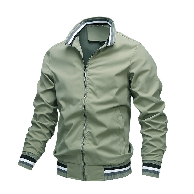 Maico | Lichtgewicht ademende polyester herfstjas voor heren met sportieve bomberstijl