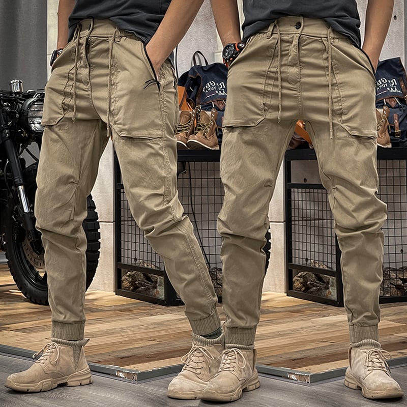Heren stretch cargobroek – Comfortabele outdoorbroek met moderne pasvorm en functionele zakken