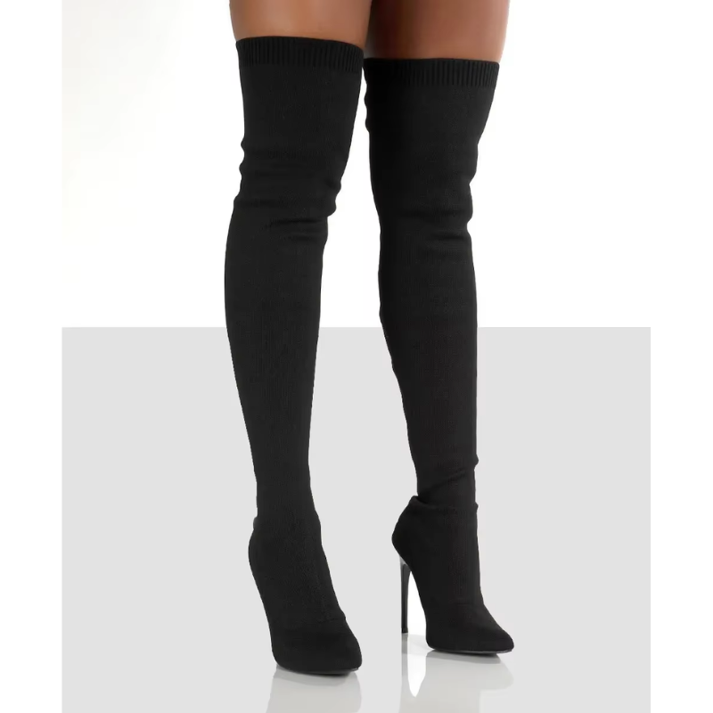 Dames Cowboy Laarzen Lak 16 Cm DAGGER-3060 Overknee Laarzen Met