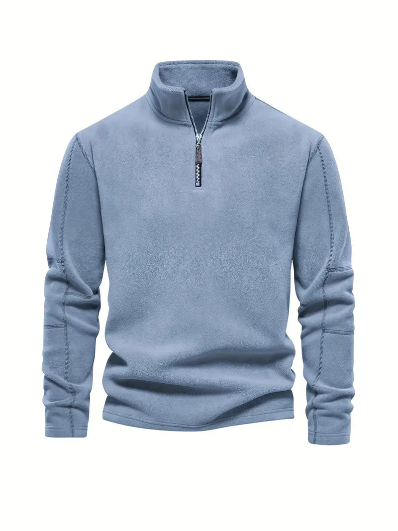 Victor - Corduroy Half-Zip Trui voor Heren