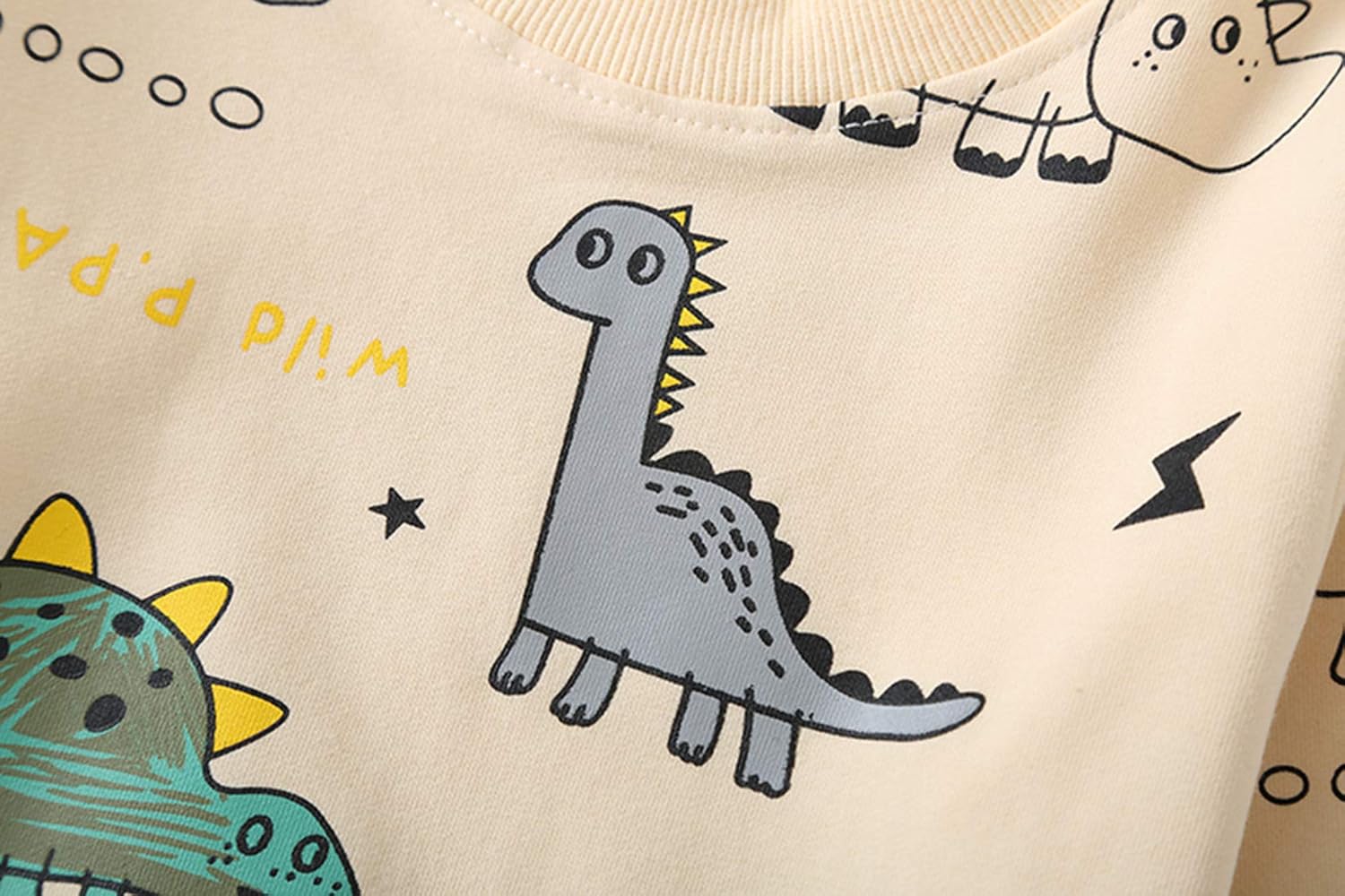 Kinderset met Dinosaurus Print voor Jongens - Leuke Kleding voor de Kleine Dinosaurusliefhebber