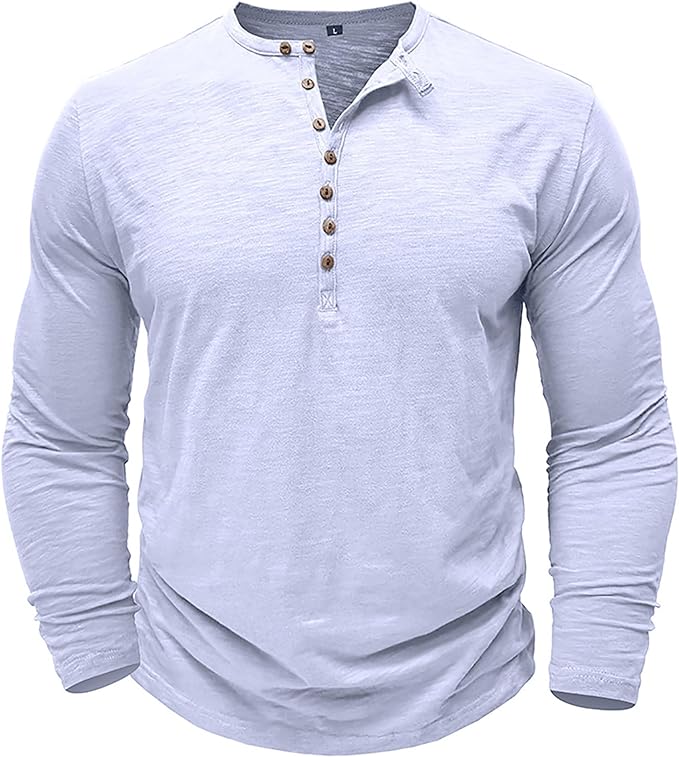 Daan | Shirt met lange mouwen voor heren met knoopsluiting