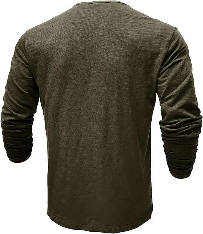 Daan | Shirt met lange mouwen voor heren met knoopsluiting
