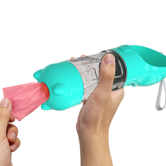 Multifunctionele Waterfles voor Honden - Drinken en Opslag in Eén